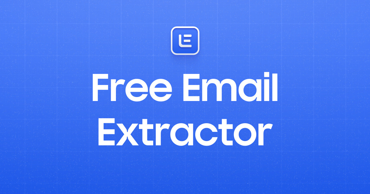 Free Email Extractor from text & URL