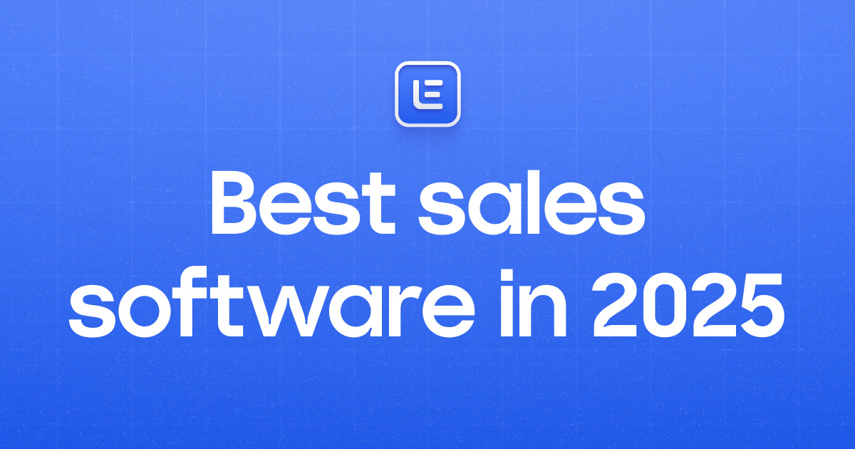 Best sales software in 2025