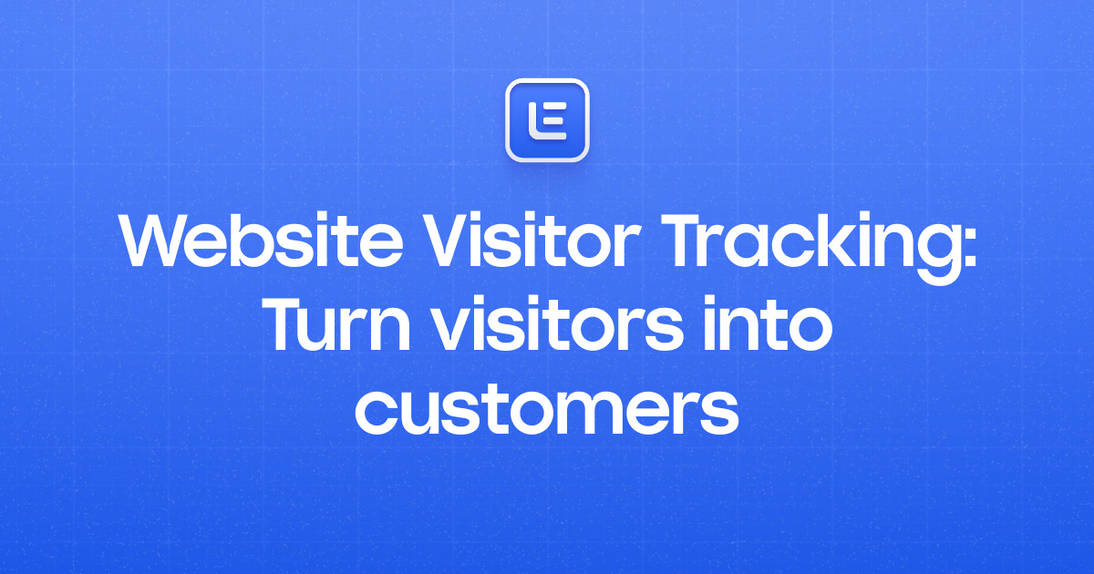 Tracking A Visitor Using Computer Vision Website Visitor Tracking: Turn visitors into customers